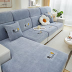 Super Stretch Seat Cushion/Couch Slipcover, Solid Couch Cushion Covers Washable Furniture Protector