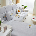 Super Stretch Seat Cushion/Couch Slipcover, Solid Couch Cushion Covers Washable Furniture Protector