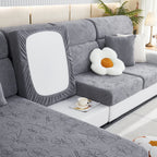 Lucky Clover Slipcover Non-Slip Stretch Jacquard Polar Fleece Sofa Cover for Pets, Cushions, Couches