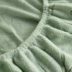 Lucky Clover Slipcover Non-Slip Stretch Jacquard Polar Fleece Sofa Cover for Pets, Cushions, Couches