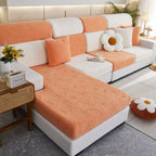 Lucky Clover Slipcover Non-Slip Stretch Jacquard Polar Fleece Sofa Cover for Pets, Cushions, Couches