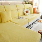 High Stretch Separate Cushion Covers Sofa Slipcover for L-Shaped Sectional Couch