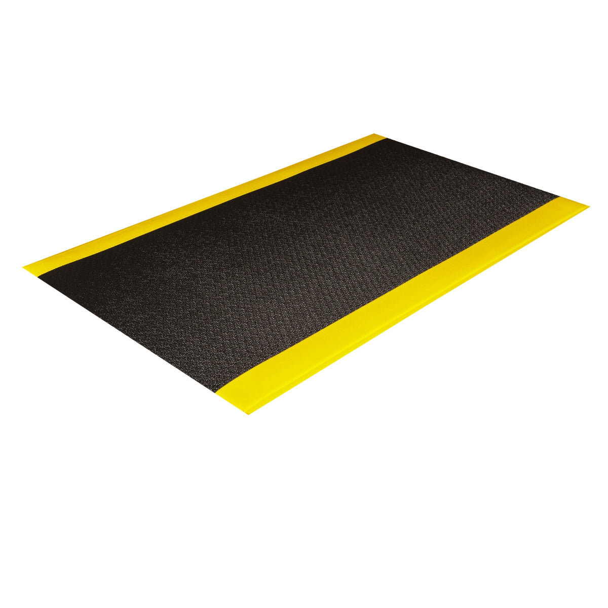 Wear- Tuff-Spun Pebble-Surface 3'x12' Black w/Yellow