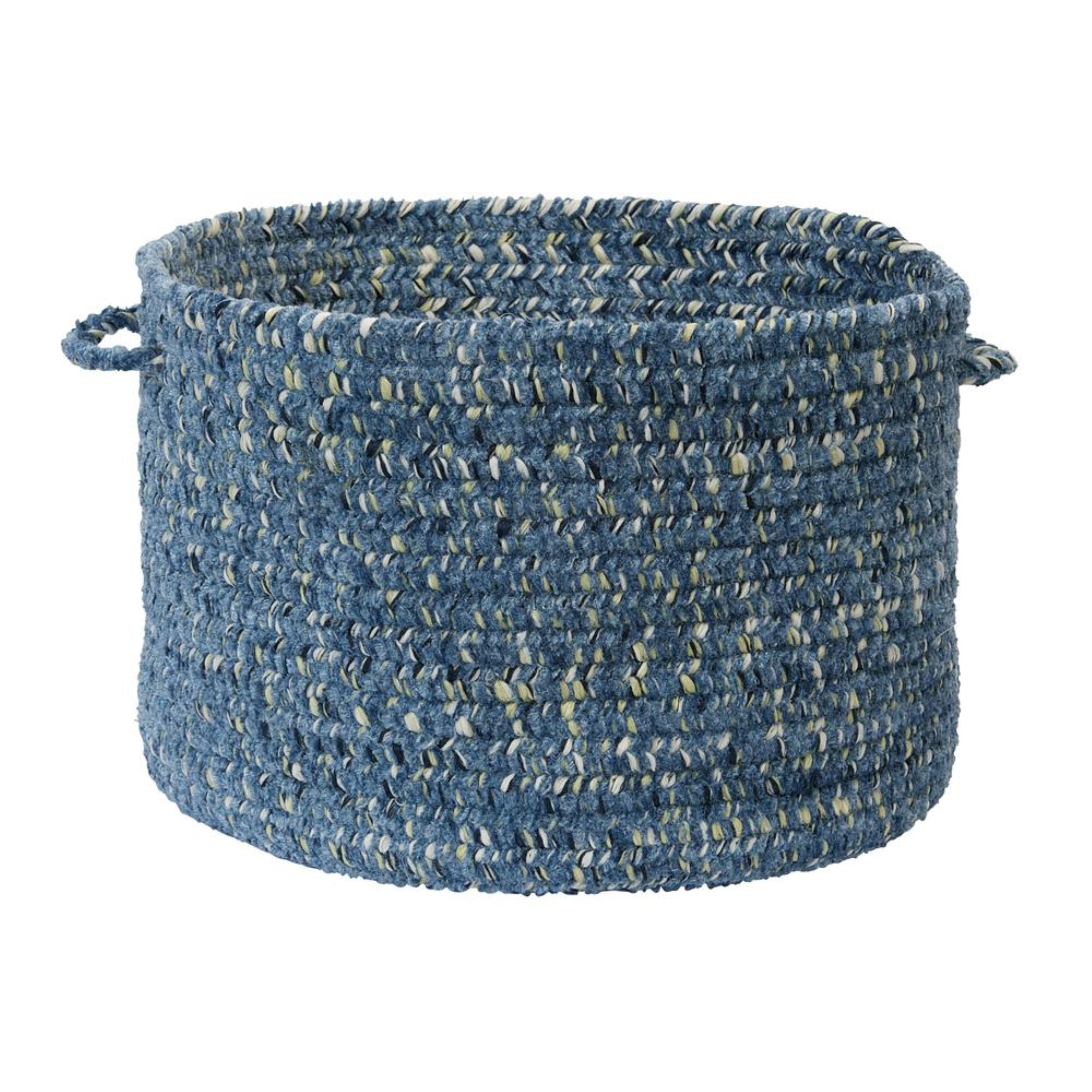Colonial Mills West Bay Utility Basket, 14 By 10-Inch, Blue Tweed