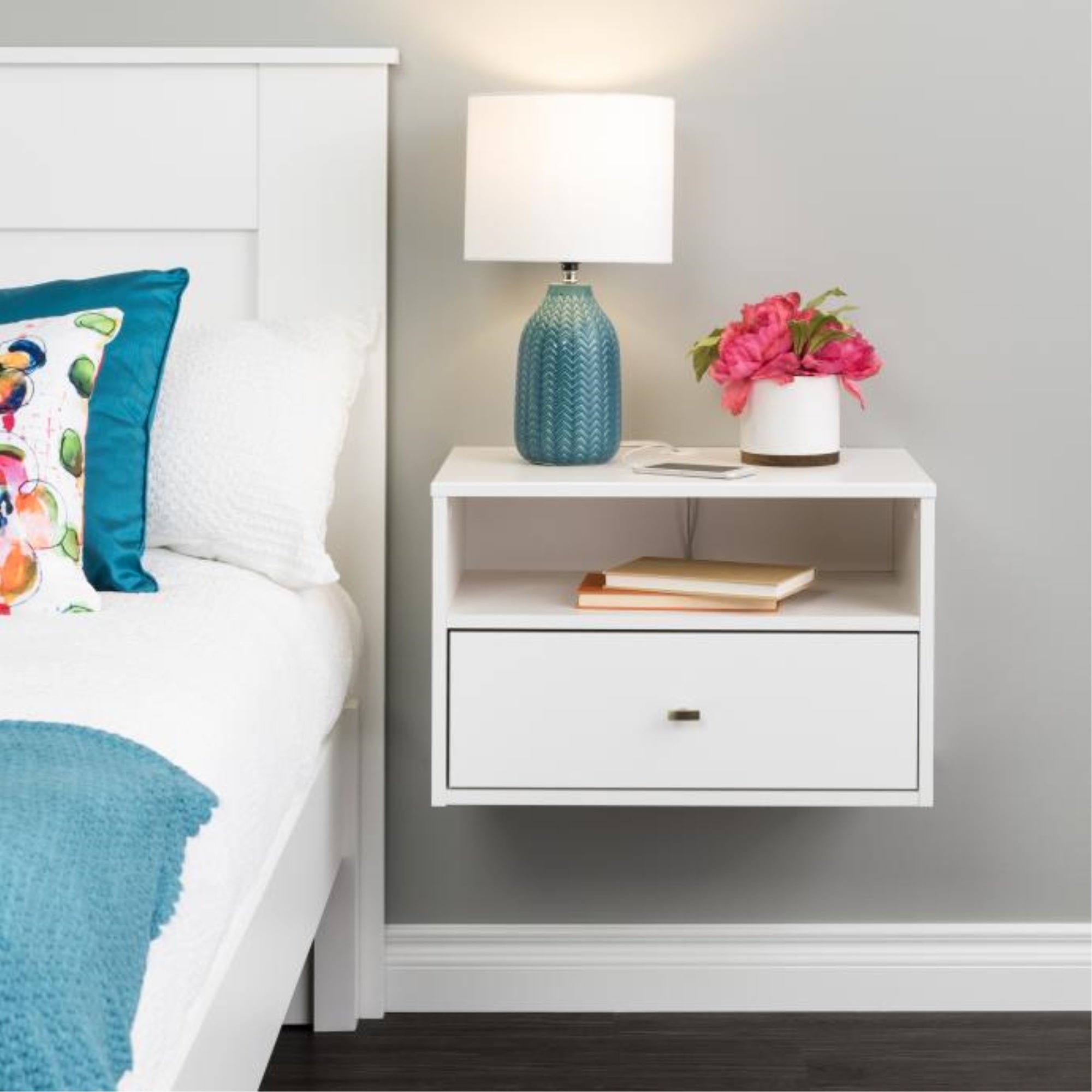 Floating Shelf with Drawer