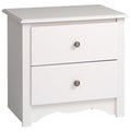 Monterey 2Drawer Nightstand, White
