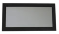 Aeri Rectangular Shaped Mirror With Laminated Black Glass Frame  Black Glass