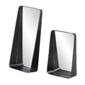 Amboros Decorative Mirrors W/ Shelves  2Pc Set