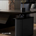 Sawyer · L-Shaped Executive Standing Desk, Adjustable Height