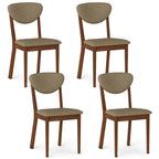 Dining Chairs Set of 4 with Padded Seats and Backrest