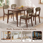 Dining Chairs Set of 4 with Padded Seats and Backrest