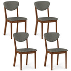 Dining Chairs Set of 4 with Padded Seats and Backrest