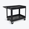 Luxor XLC11-B two shelf heavy-duty utility cart