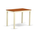 YAVN5-WHI-W 5 Pc counter height set-pub Table and 4 bar stools with backs