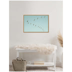 Sylvie Pelican Row #1 Framed Canvas by Alicia Bock