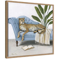 La Dulce Vida Cheetah by Mackenzie Nelson Framed Canvas Wall Art Print