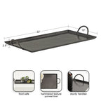 Sanzo Hammered Rectangle Metal Tray