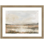 Neutral Abstract Landscape by The Creative Bunch Studio Framed Wall Art Print
