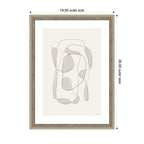 Minimalist Lines by Gabrielly Guedes Framed Wall Art Print