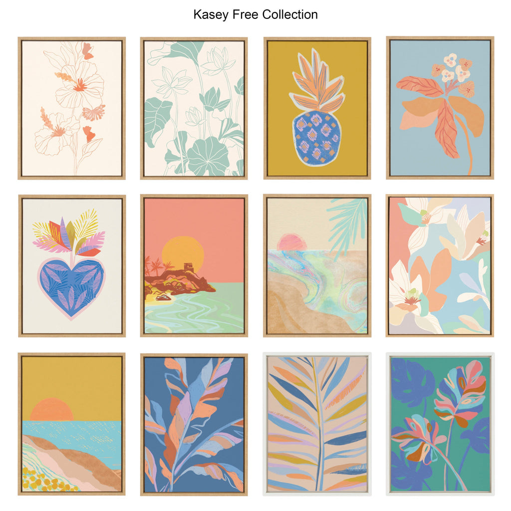 Sylvie Golden Hour Framed Canvas by Kasey Free