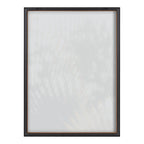 Blake Yellow Tipped Fern Framed Printed Glass by Alicia Abla