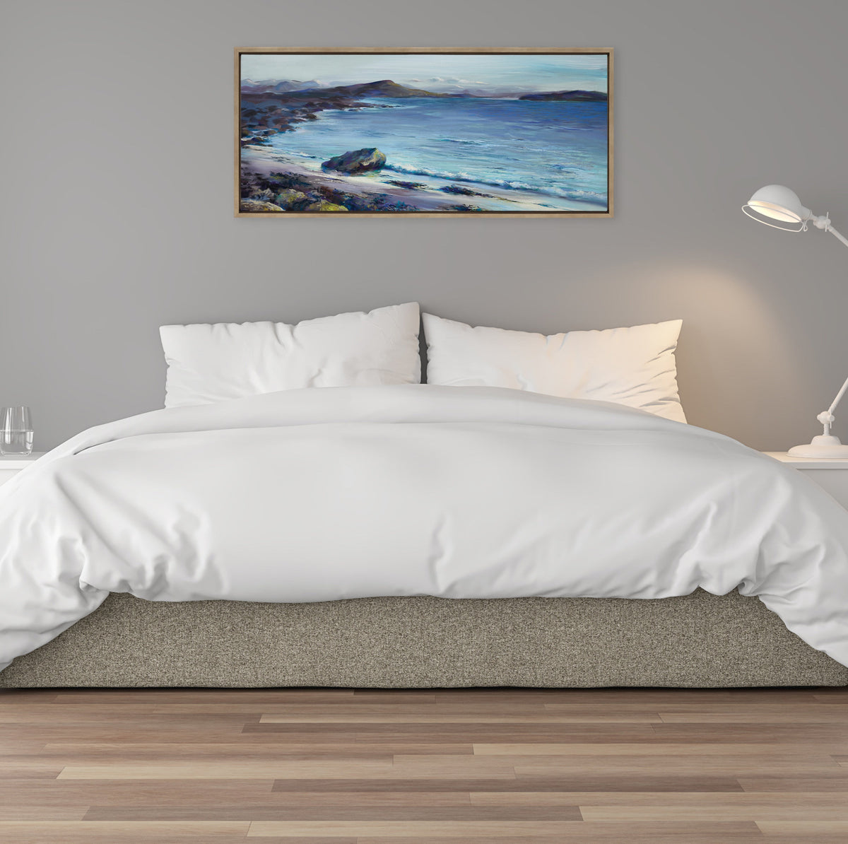 Sylvie From Here Everything is Beautiful Framed Canvas by Nel Whatmore