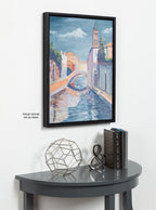 Sylvie Blank Framed Canvas 18x24