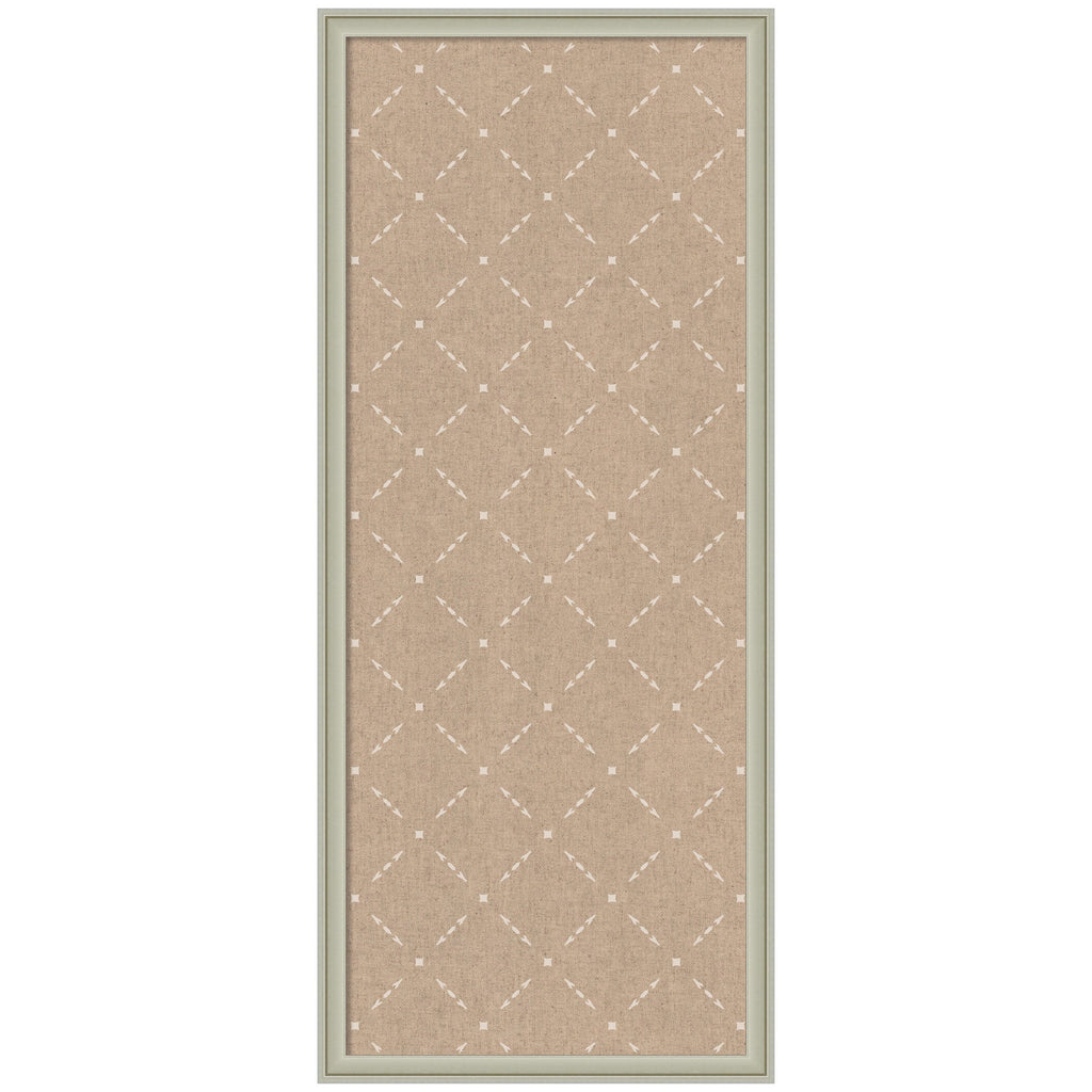 Pinboard Beige Lattice Pattern