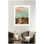 Framed Art Landscape 02 Beach by Annie Quigley