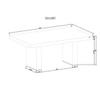 Susan - Dining Table Set With Base - Gray