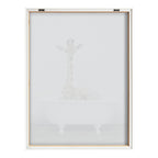 Blake Giraffe 2 in Tub Color Framed Printed Glass by Amy Peterson Art Studio