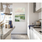 Sylvie Pastel Horizon I Framed Canvas by Amy Lighthall