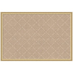 Pinboard Beige Lattice Pattern