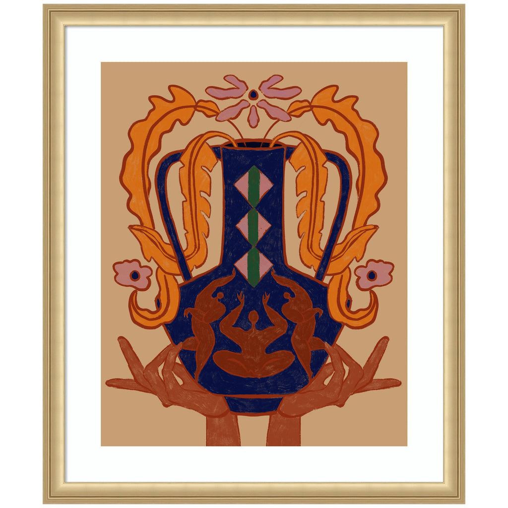 Vessel Collection Blossom by Arty Guava Framed Wall Art Print