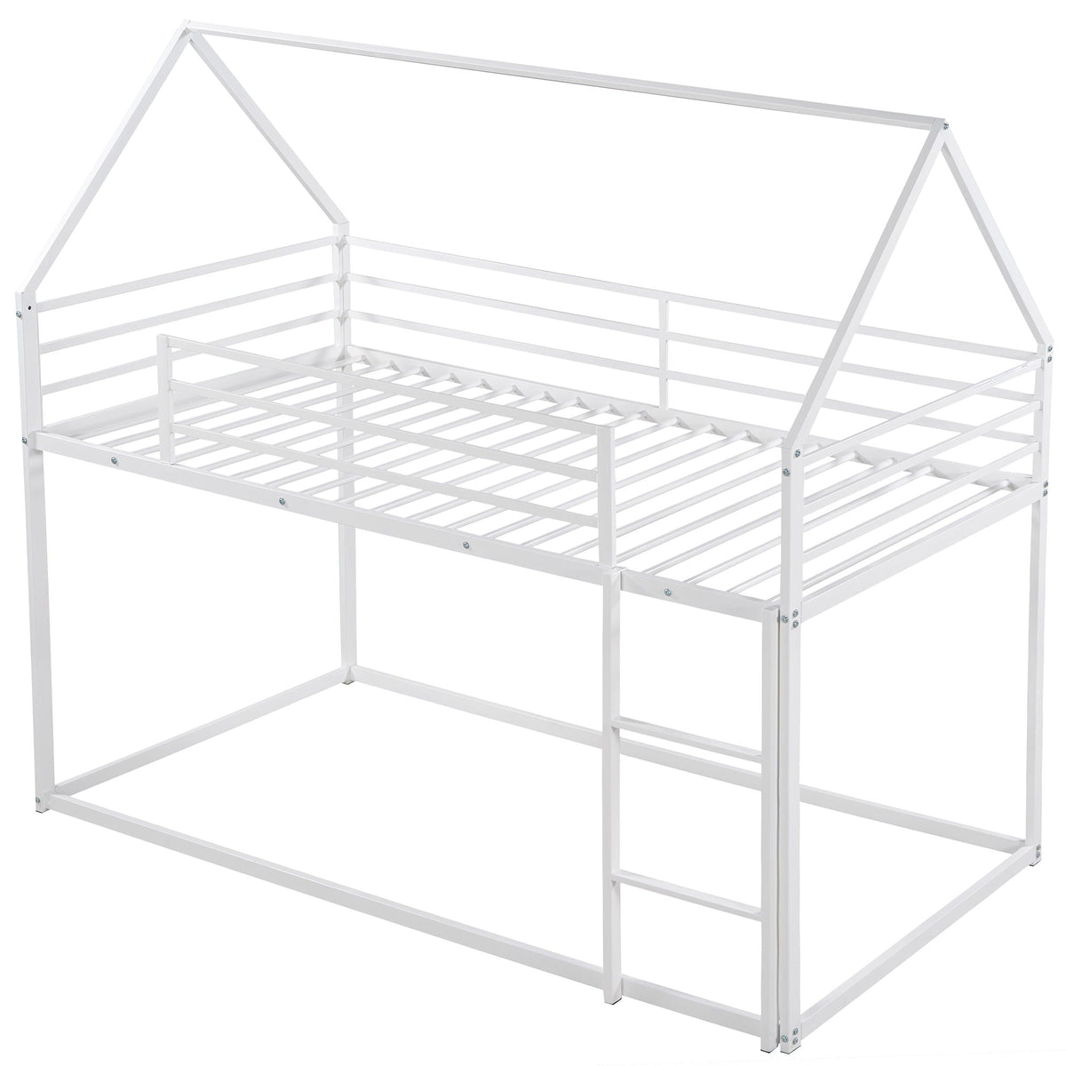House Bunk Bed With Built In Ladder