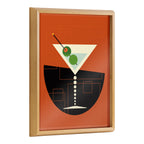 Blake Martini Framed Printed Art by Amber Leaders Designs