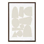 Sylvie Constructed II Neutral Framed Canvas by Statement Goods