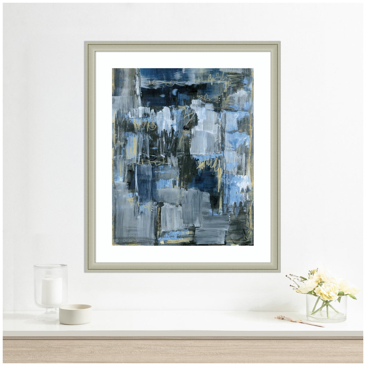 Framed Art Thunder Only Happens When its Raining by Leah Nadeau