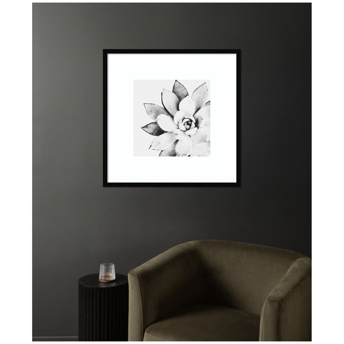 Modern Succulent by Tai Prints Framed Wall Art Print