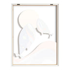 Blake Modern Colorful Whales Framed Printed Glass by Rachel Lee of My Dream Wall
