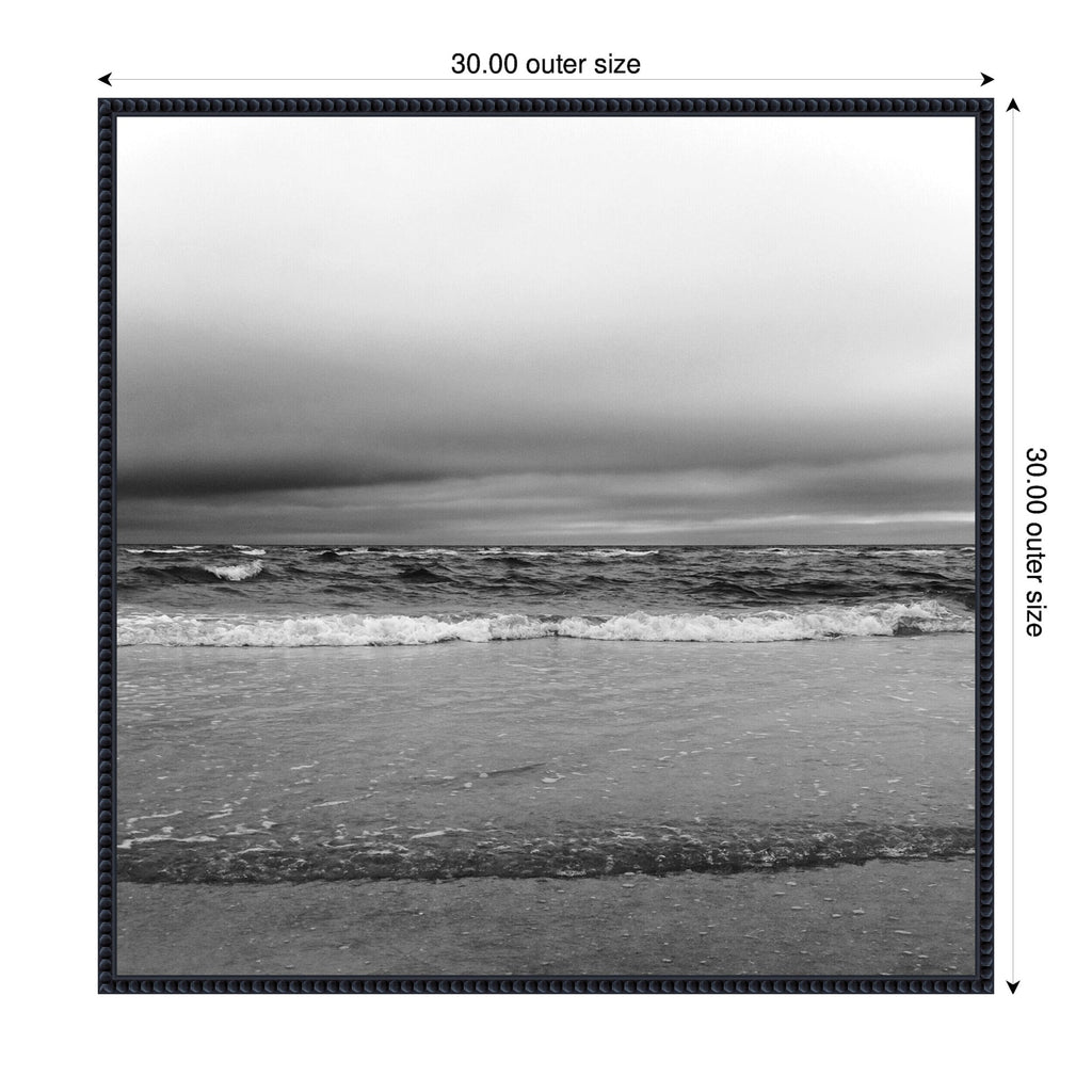 Sylvie Life Is A Beach Framed Canvas by Stephanie Klatt