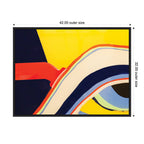 Sylvie Retro Bright Abstract True Color 1 Framed Canvas by Grant Mahr