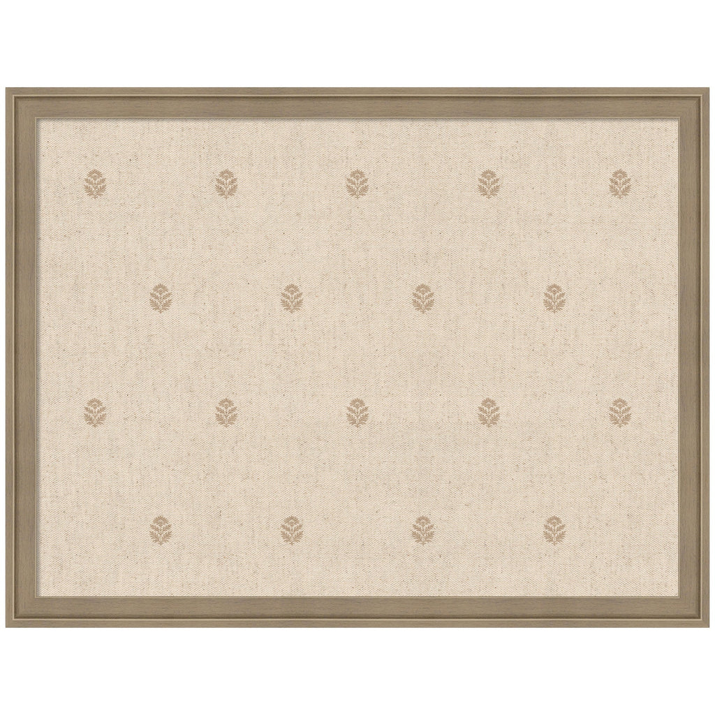Pinboard Beige Botanical Block Print
