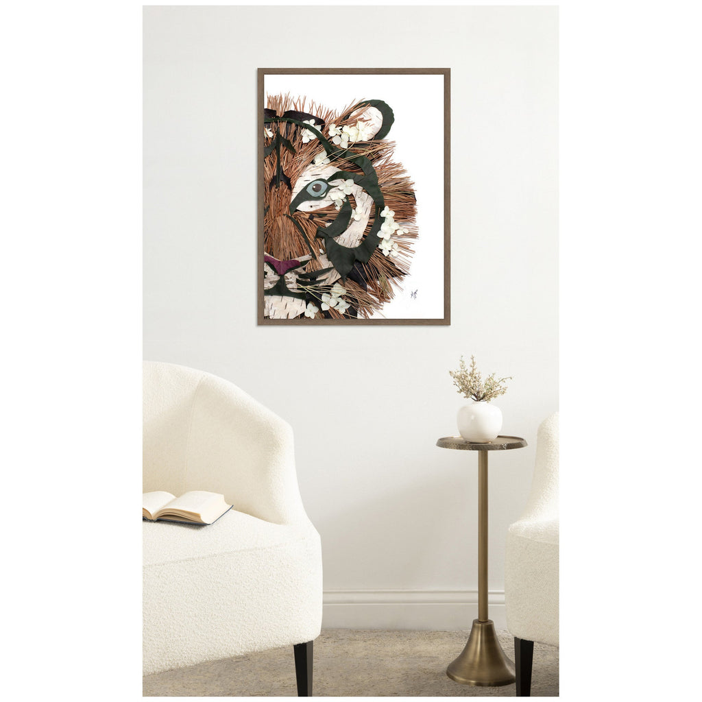 Tiger by Madeline Jeppesen Framed Canvas Wall Art Print