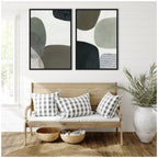 Shape Study No. 1 & No. 2 2 Piece Framed Canvas Wall Art Set by Amy Lighthall
