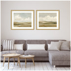 Whispering Meadows 2 Piece Framed Wall Art Print Set by Amy Lighthall