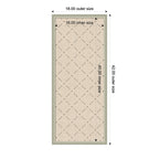 Pinboard Green Lattice Print