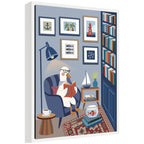 Reading Goose by Rachel Lee 3 Birdies Studio Framed Canvas Wall Art Print