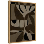 Sylvie Contour 2 Framed Canvas by Shatha Al Dafai