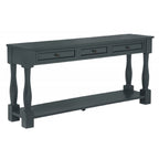 Long Console Table With Drawers And Shelf